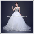 High Quality Tulle Crystal Pearl Sweetheart Alibaba Wedding Dress 2017 Heavy Beaded Wedding Gown